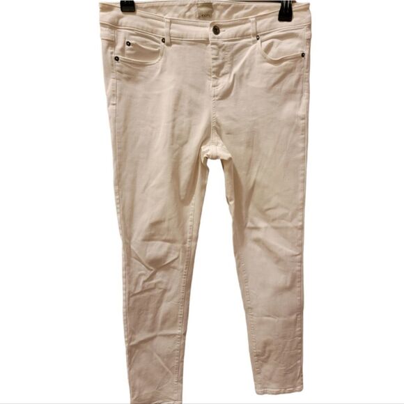 Ecru Martin 5 Pocket White Jeans Size 10 - Picture 4 of 7